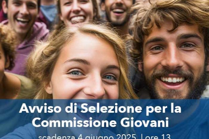 Avviso di selezione per la Commissione Giovani