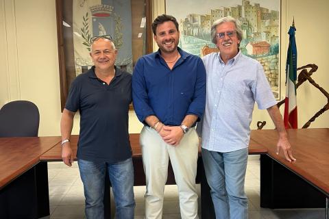 Il consigliere delegato Amarella ieri ha incontrato i primi cittadini di Ceriana e di Bajardo Il consigliere delegato Amarella ieri ha incontrato i primi cittadini di Ceriana e di Bajardo