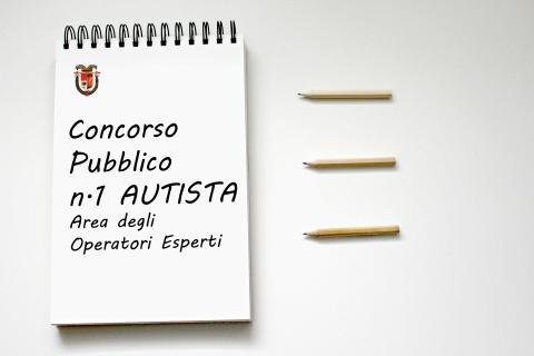 Concorso Pubblico n.1 Autista - Area degli Operatori Esperti